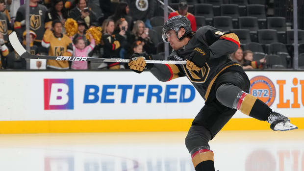 Vegas Golden Knights defenseman Zach Whitecloud.